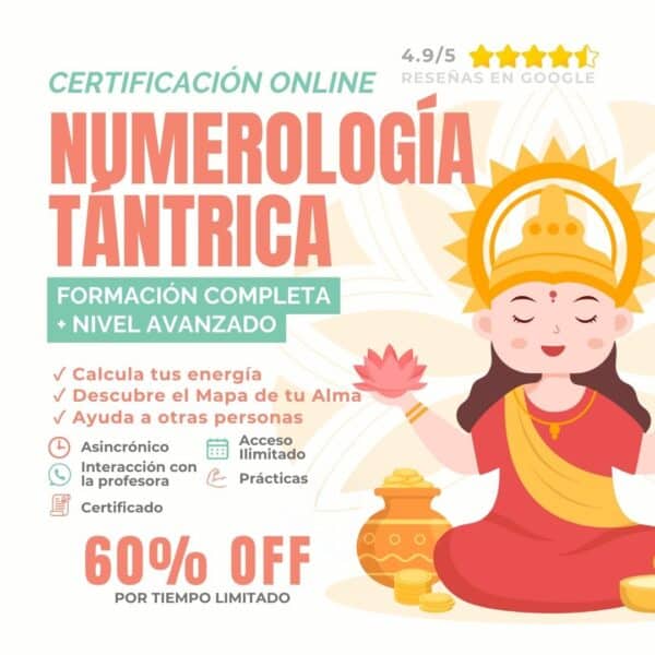 ✨ Numerología Tántrica Evolutiva | Formación Online